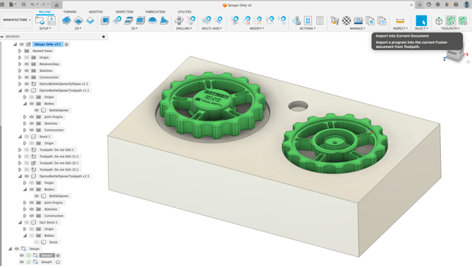 import into current fusion document